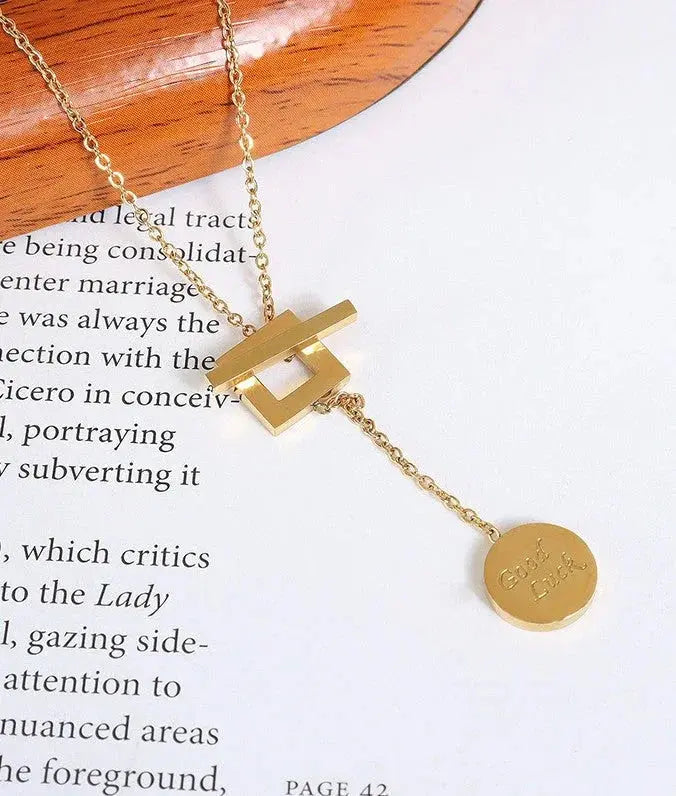 GOOD LUCK NECKLACE (24K GOLD PLATED)