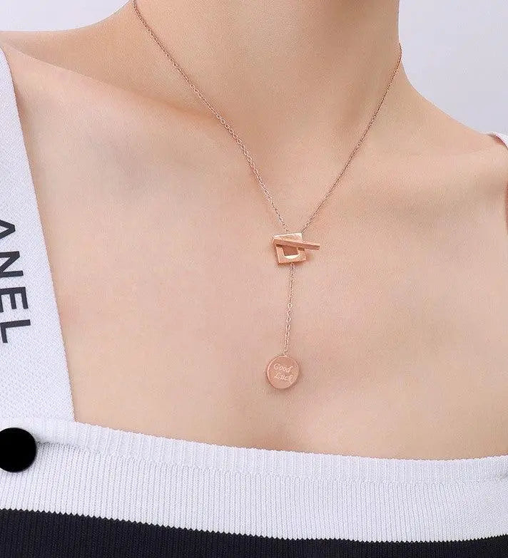 GOOD LUCK NECKLACE (24K GOLD PLATED)